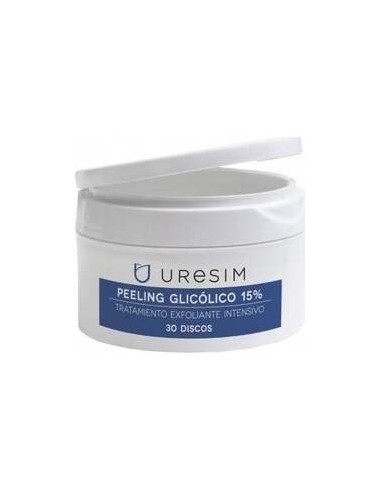 Uresim Peeling Glicolico 15% Exfoliante 30Discos.
