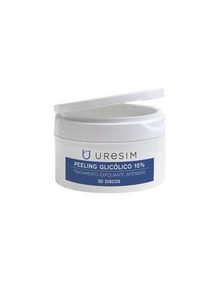 Uresim Peeling Glicolico 15% Exfoliante 30Discos.