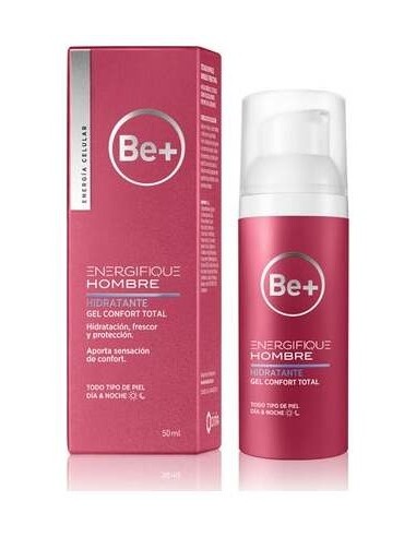 Be+ Energifique Hombre Hidratante Gel Confort Total 50 Ml