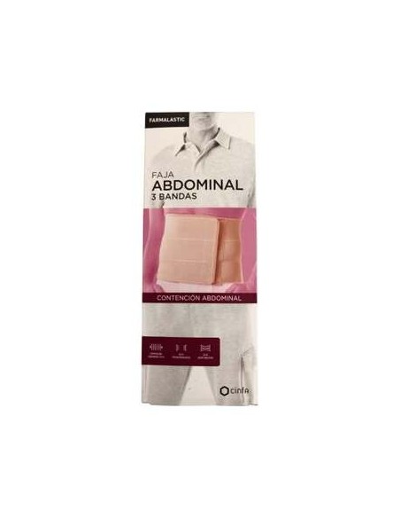 Farmalastic Faja Abdominal 3 Bandas Talla Pequeña 1Ud