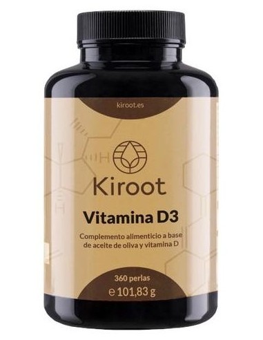 Kiroot Vitamina D3 360 Perlas
