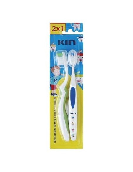 Cepillo Dental Kin Infantil + 3 Años 2X1