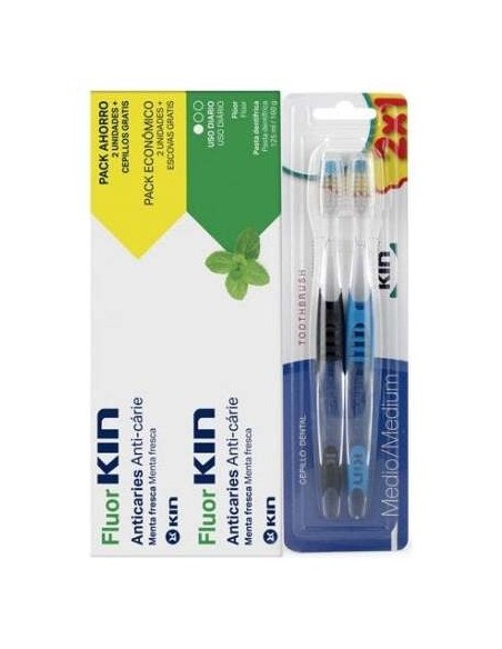 Fluor Kin Anticaries Pasta Dental 125Ml. + Cepillo