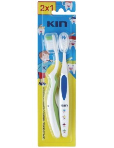 Cepillo Dental Kin Infantil + 3 Años 2X1 2