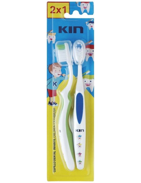 Cepillo Dental Kin Infantil + 3 Años 2X1