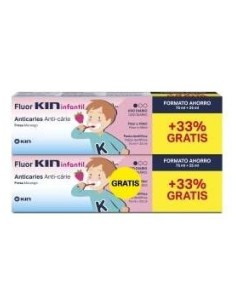 Kin Fluor Infantil Pasta 75 Ml + 25Ml 2X1