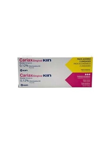 Cariax Gingival Encias Pack Pasta Dental 125Ml 2Ud