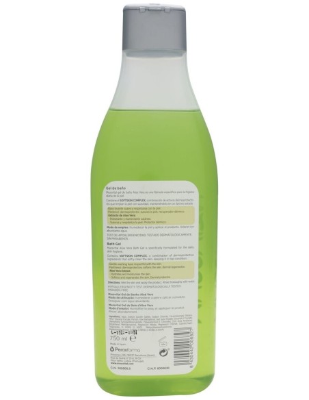 Mussvital Gel De Baño Con Aloe Vera 750Ml