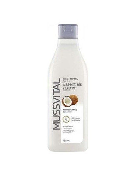 Mussvital Essentials Botanics Coconut Bath Gel 750Ml
