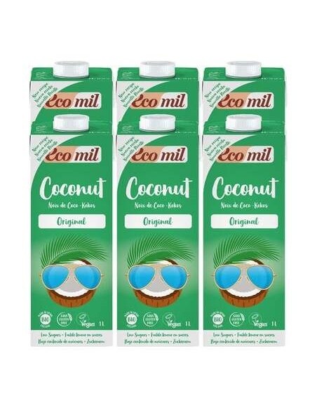 Ecomil Bebida De Coco Original Agave 1Lt 6Ud Bio