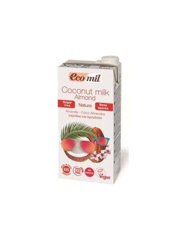 Ecomil Bebida De Coco Y Almendra 1Lt 6Uds. Bio S/A