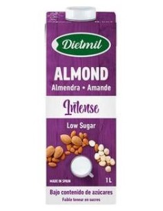 Diemil Bebida De Almendras Intense Low Sugar 1L.