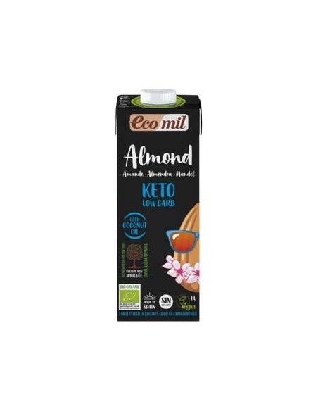 Ecomil Bebida Almendra Nature Keto 1Lt 6Uds. Bio