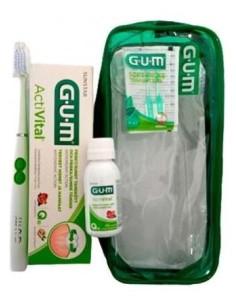 Gum Pack Neceser Sonic + Cepillo + Pasta Activital + Colutorio