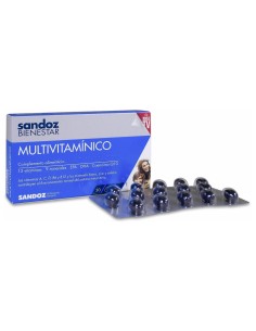 Sandoz Bienestar Multivitamínico, 30 Cápsulas
