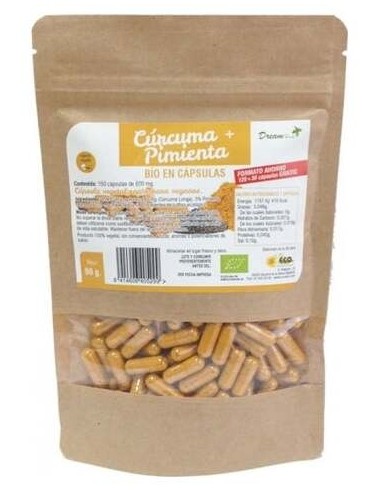 Dreamfoods Curcuma Pimienta Eco 150Caps