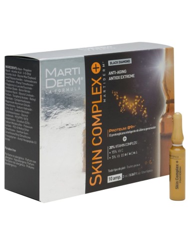 Martiderm Black Diamond Skin Complex, 10 Ampollas