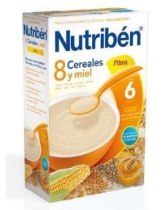 Nutriben 8 Cereales Y Miel Fibra 600 Gr