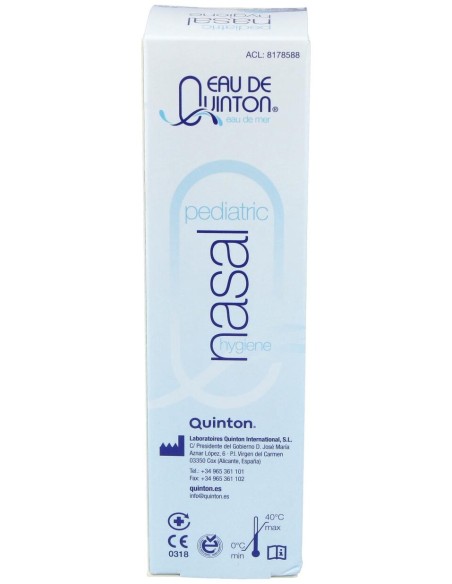 Eau De Quinton® Daily Nasal Pediatric Spray 100Ml