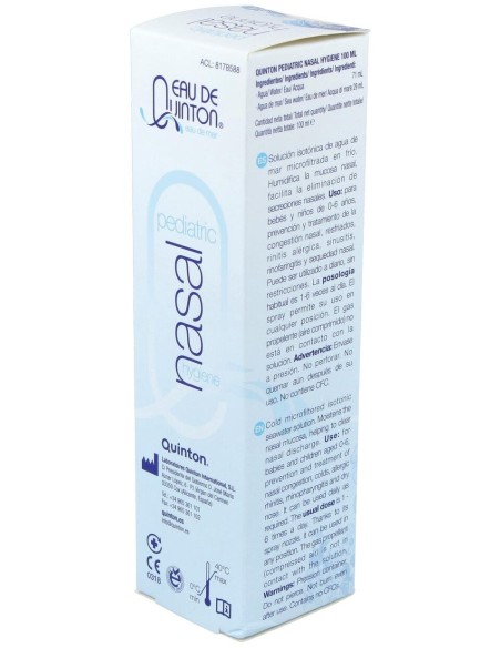 Eau De Quinton® Daily Nasal Pediatric Spray 100Ml