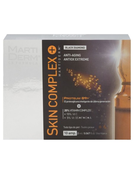 Martiderm Black Diamond Skin Complex, 10 Ampollas