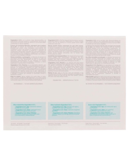 Singuladerm S.O.S Reactive 4 Viales X 10_5Ml