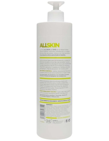 Oho Locion Allskin Corporal Aceite De Oliva +750Ml