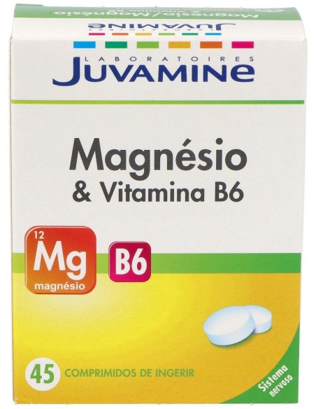 Urgo Juvamine Magnesio + Vitamina B6, 45 Comprimidos
