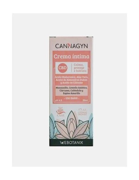 Webotanix Cannagyn Crema Intima 30Ml. Bio