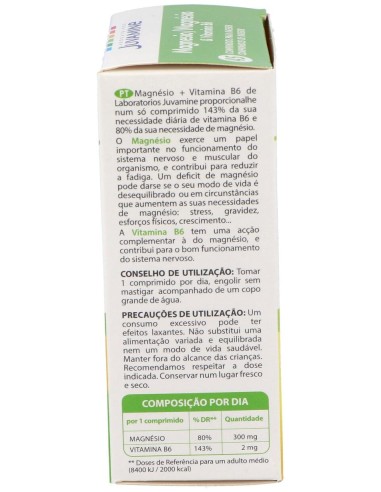 Urgo Juvamine Magnesio + Vitamina B6, 45 Comprimidos