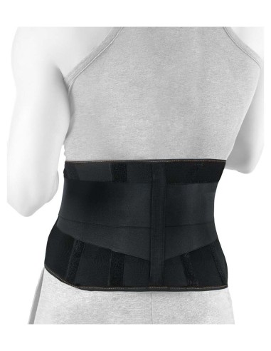 Intex Faja Elástica Lumbar Color Negra, 1 Ud