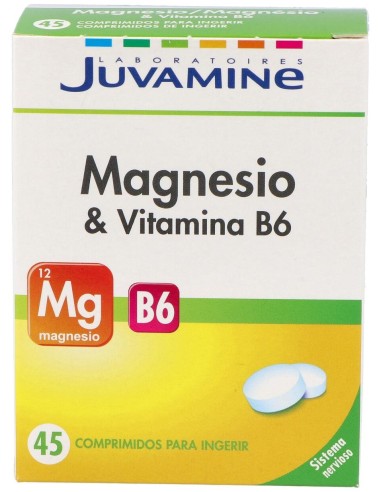 Urgo Juvamine Magnesio + Vitamina B6, 45 Comprimidos