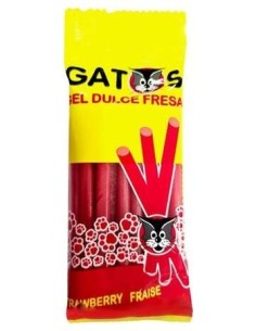 Saet Sweets Gatos Regaliz Fresa 80G