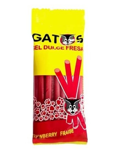 Saet Sweets Gatos Regaliz Fresa 80G