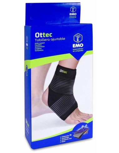 Emo Ottec Tobillera Ajustable Talla M, 1 Ud