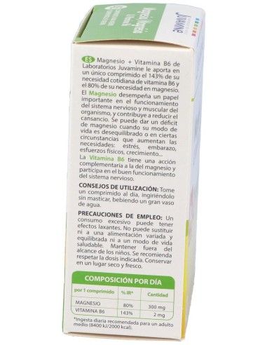 Urgo Juvamine Magnesio + Vitamina B6, 45 Comprimidos