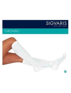 Sigvaris Media Corta Trombox Ccl1 S L Blanco 1 Par