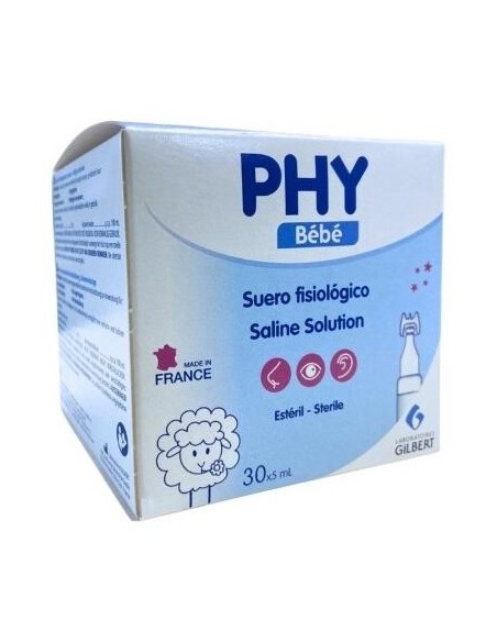 Phy Bebé Suero Fisiológico, 30 Monodosis