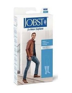 Jobst For Men Explore Calcetín Clase 2 Negro Talla 6 1 Par