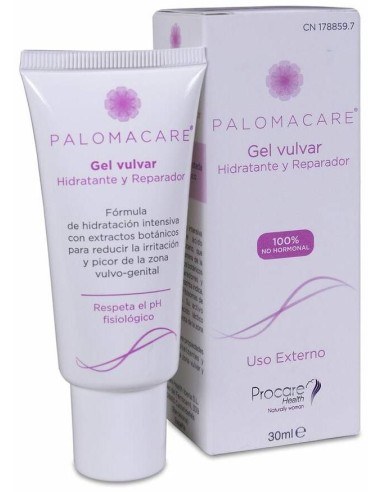 Palomacare Gel Vulvar Hidratante Y Reparador Vulvo-Genital, 30 Ml
