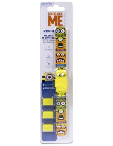 Mussvital Pulsera Antimosquitos De Citronella Minions Kevin, 1 Ud