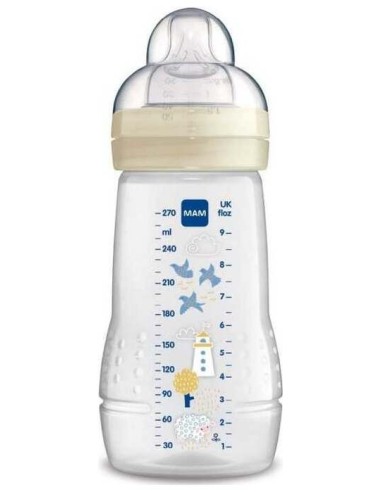 Mam Bottle Easy Active Baby Biberón Neutro +2M 270Ml