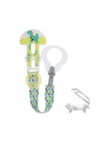 Mam Baby Broche Para Chupete Y Cubierta De Proteccion Verde