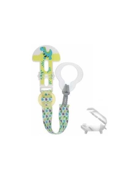 Mam Baby Broche Para Chupete Y Cubierta De Proteccion Verde