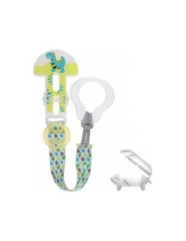 Mam Baby Broche Para Chupete Y Cubierta De Proteccion Verde