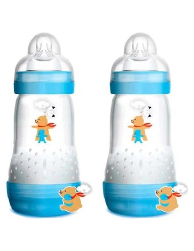 Biberon Anti-Colic 260Ml 2Un Azul