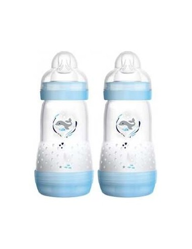 Biberon Anti-Colic 260Ml 2Un Azul