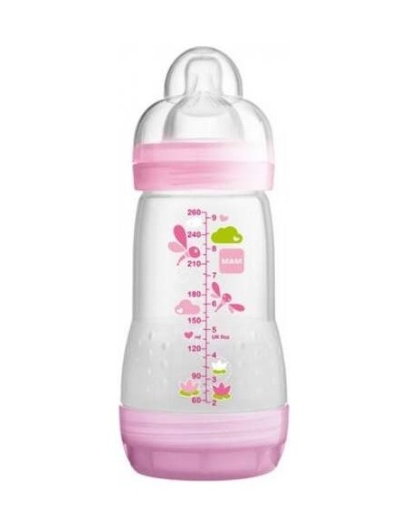 Mam Biberón Anti-Cólicos 260Ml Rosa 1Ud