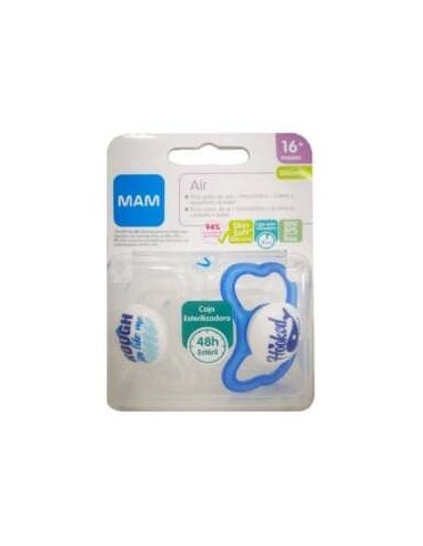 Mam Chupete Silicona Air 16+ A Pack Doble