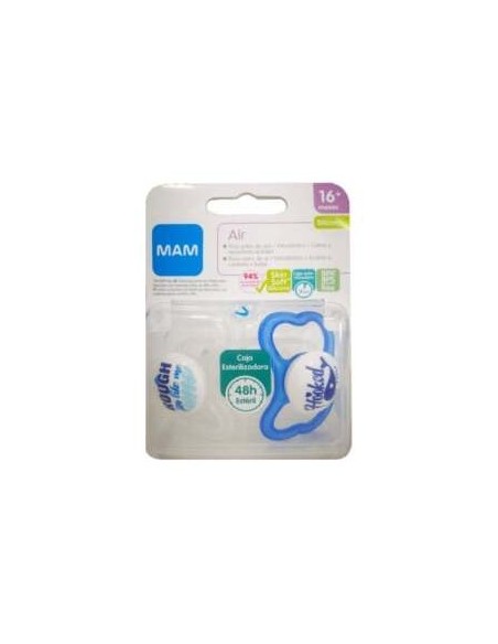 Mam Chupete Silicona Air 16+ A Pack Doble